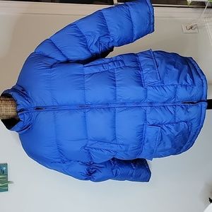 Vintage Lands End Reversible Goose Down Jacket 2X 20-22  BinG